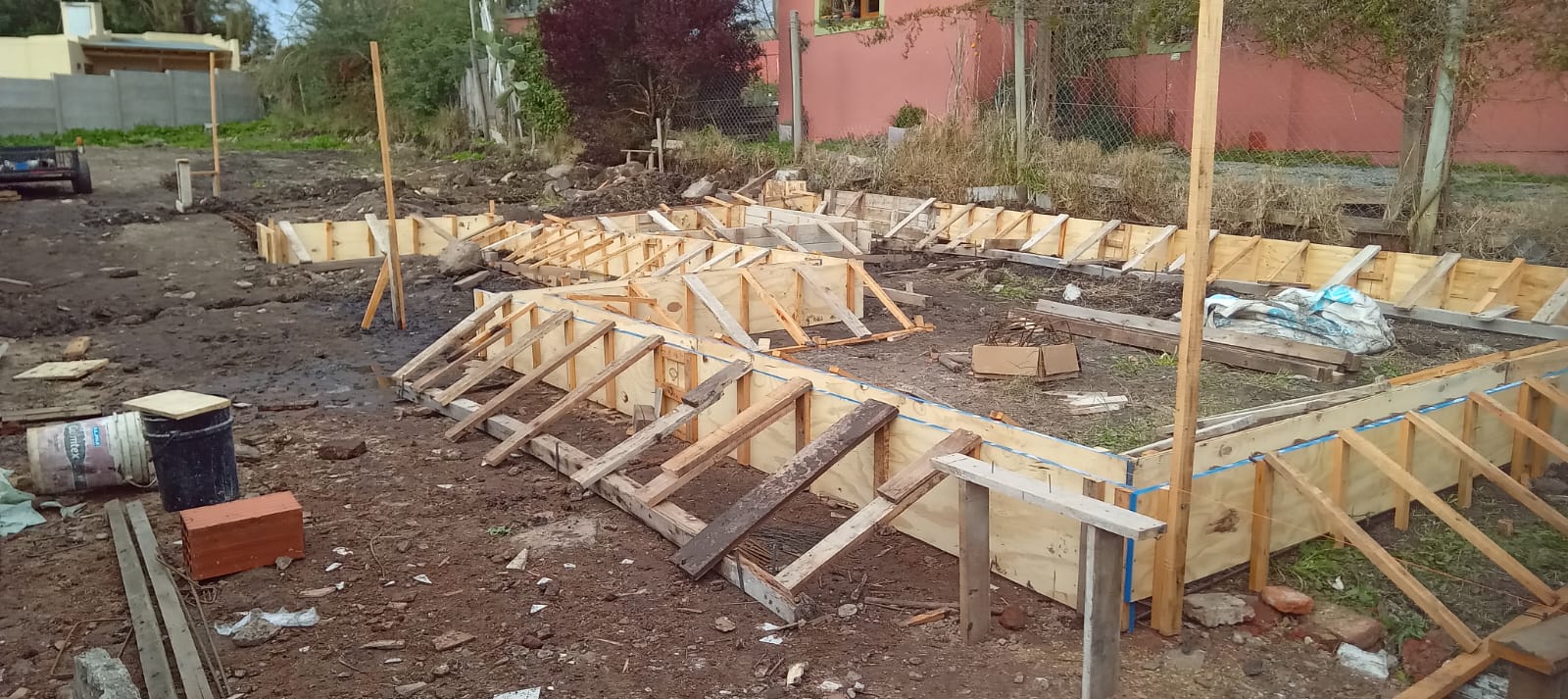 Encofrado y fundaciones